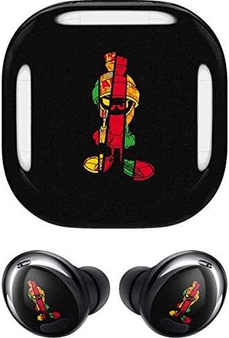 Skinit Decal Audio Skin Compatible with Galaxy Buds Pro - Officially Licensed Warner Bros Marvin The Martian Sliced Design in Saudi Arabia
