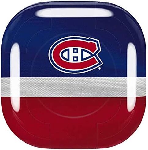 Skinit Decal Audio Skin Compatible with Samsung Galaxy Buds Pro - Officially Licensed NHL Montreal Canadiens Jersey Design in Saudi Arabia