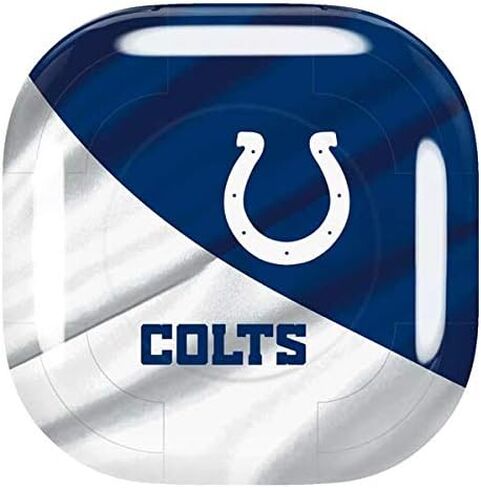 Skinit Decal Audio Skin Compatible with Samsung Galaxy Buds Pro - Officially Licensed NFL Indianapolis Colts Design in Saudi Arabia