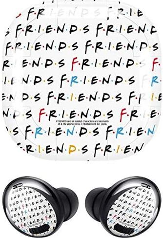 Skinit Decal Audio Skin Compatible with Samsung Galaxy Buds Pro - Officially Licensed Warner Bros Friends Pattern Design in Saudi Arabia