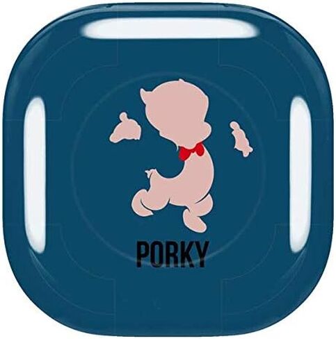 Skinit Decal Audio Skin Compatible with Samsung Galaxy Buds Pro - Officially Licensed Warner Bros Porky Pig Identity Design in Saudi Arabia