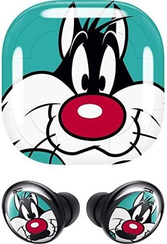 Skinit Decal Audio Skin Compatible with Samsung Galaxy Buds Pro - Officially Licensed Warner Bros Sylvester Zoomed in Design in Saudi Arabia