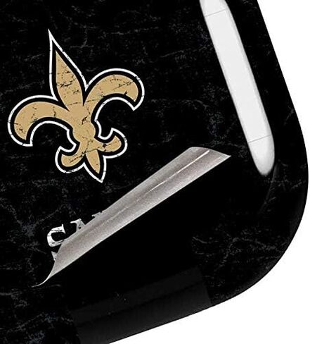 Skinit Decal Audio Skin Compatible with Samsung Galaxy Buds Pro - Officially Licensed NFL New Orleans Saints Distressed Design in Saudi Arabia