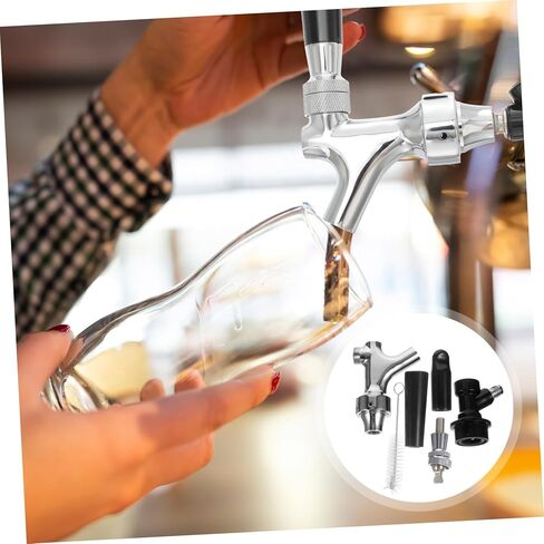 Healifty Stainless Steel Craft Beer Tap Faucet Homebrew Dispenser for Draft Beer Easy Installation for Outdoor Use in Saudi Arabia