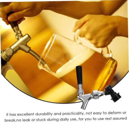 Healifty Stainless Steel Craft Beer Tap Faucet Homebrew Dispenser for Draft Beer Easy Installation for Outdoor Use in Saudi Arabia