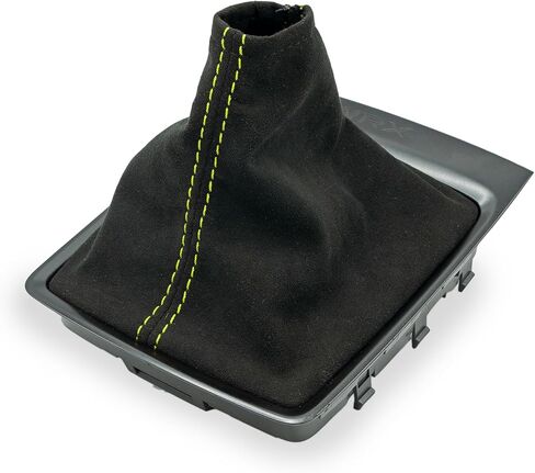 حذاء Billetworkz Premium Shift لدليل Subaru WRX (2015-2021) - مصنوع من مادة الكانتارا الأصلية، خياطة حمراء/سوداء in Kuwait