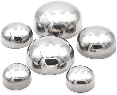 1 قطعة تلميع ناعم 19 مللي متر OD SS304 الفولاذ المقاوم للصدأ لحام نهاية غطاء وصلة أنابيب in Kuwait