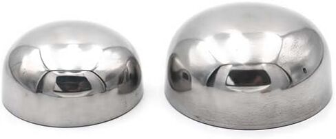 1 قطعة تلميع غرامة 108 مللي متر OD SS304 الفولاذ المقاوم للصدأ لحام نهاية غطاء وصلة أنابيب in Kuwait