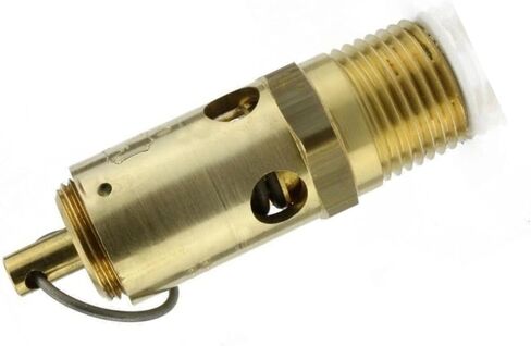 SRV390-1/2-165 صمام تخفيف ضغط الهواء - لاستبدال أجزاء ضاغط كونرادر - صمام تخفيف ضغط الخزان الآمن / صمام إيقاف الخزان - 1/2 بوصة NPT165 PSI 304 SCFM L: 2-3/4 بوصة 250 درجة فهرنهايت نحاس in Kuwait