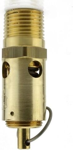 SRV390-1/2-200 صمام ضغط تخفيف ضغط الهواء - لاستبدال أجزاء ضاغط كونرادر - صمام تخفيف ضغط الخزان الآمن / صمام إيقاف الخزان - 1/2 بوصة NPT 200 PSI 363 SCFM L: 2-3/4 بوصة 250 درجة فهرنهايت نحاس in Kuwait