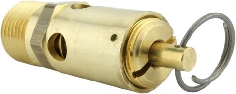 SRV390-1/2-200 صمام ضغط تخفيف ضغط الهواء - لاستبدال أجزاء ضاغط كونرادر - صمام تخفيف ضغط الخزان الآمن / صمام إيقاف الخزان - 1/2 بوصة NPT 200 PSI 363 SCFM L: 2-3/4 بوصة 250 درجة فهرنهايت نحاس in Kuwait