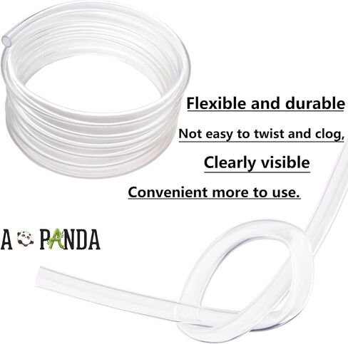AOPANDA 100 قدم PVC - 3/16 بوصة معرف أنابيب الفينيل الشفافة أنابيب PVC المرنة، خرطوم هجين، بلاستيك خفيف الوزن in Kuwait