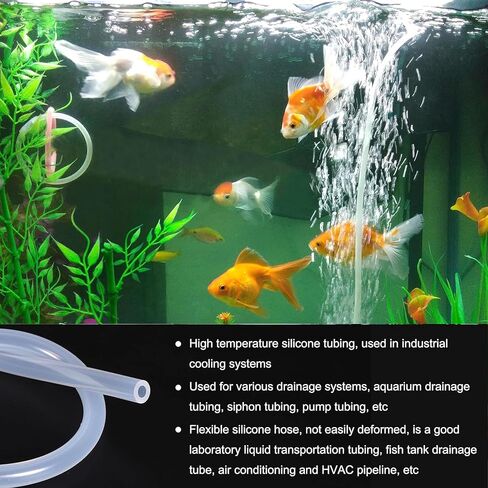 AOPANDA 100 قدم PVC - 3/16 بوصة معرف أنابيب الفينيل الشفافة أنابيب PVC المرنة، خرطوم هجين، بلاستيك خفيف الوزن in Kuwait