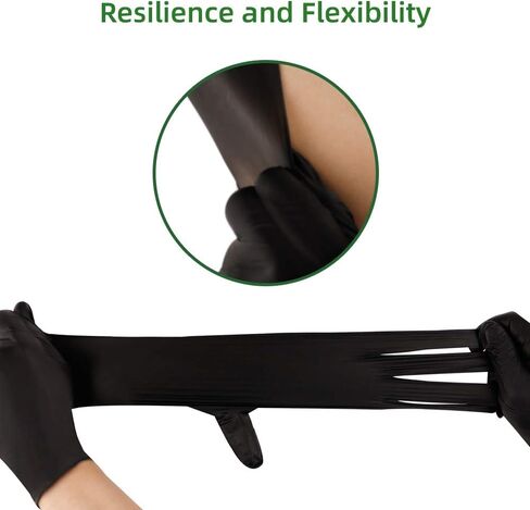 Nitrile Disposable Gloves Pack of 100, Latex Free Safety Working Gloves for Food Handle or Industrial Use in Saudi Arabia