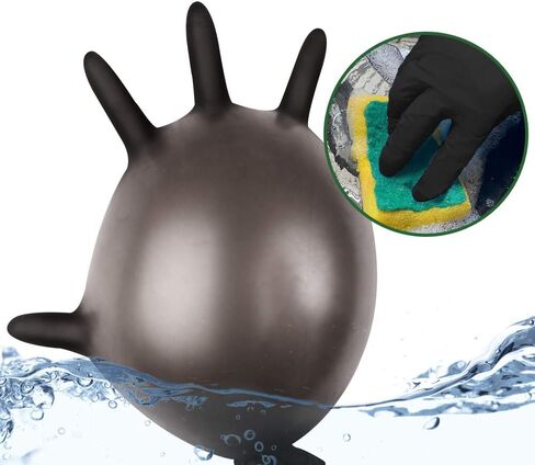 Nitrile Disposable Gloves Pack of 100, Latex Free Safety Working Gloves for Food Handle or Industrial Use in Saudi Arabia