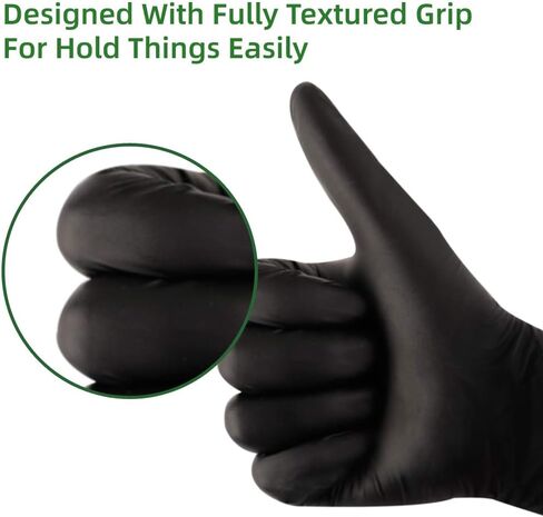 Nitrile Disposable Gloves Pack of 100, Latex Free Safety Working Gloves for Food Handle or Industrial Use in Saudi Arabia
