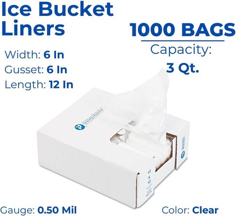 Inteplast Group Ice Bucket Liner Bags IBS BL060612 in Kuwait