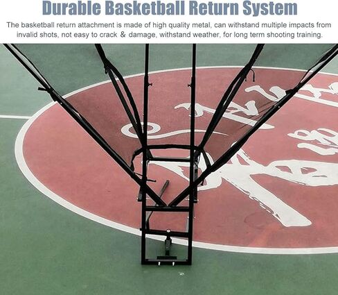 Wall Mounted Basketball Hoop Rebounder Return Attachment Shot Returner Shooting Trainer for Indoor Outdoor Return/Basketball in Saudi Arabia