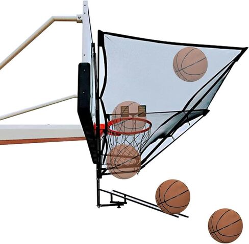 Basketball Hoop Returner Shot Return Apparatus Rotatable Attachment Rebounder Training Machine wi in Saudi Arabia