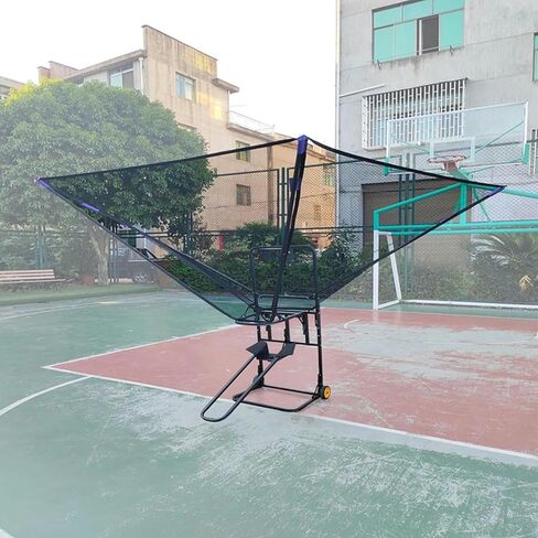 Basketball Rebounder Shot Returner Ball for Hoop with Wheels Net Return with Chute for Parks School Home in Saudi Arabia