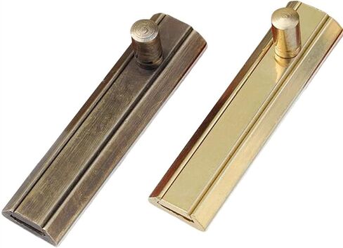 Slide Latch,Gate Bolt Lock,Bolt Sliding Door Lock, Brass Doors Slide Latch Lock Bolt Latch Barrel Home Gate Safety Hardware Screws 2.5 Inch (Color : Bronze, Size : in Saudi Arabia