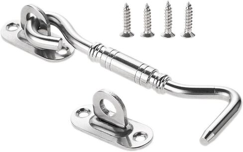 Latch Lock Window Catch Hook Stainless Steel Cabin Door Lock Sliding Buckle in Saudi Arabia