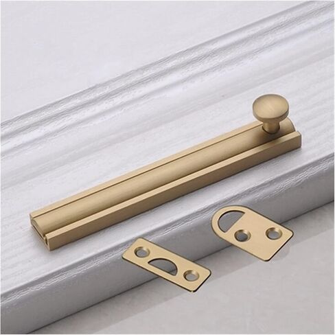 Slide Latch,Gate Bolt Lock,Bolt Sliding Door Lock, Door s Brass Doors Slide Latch Lock Windows Bronze Latches Concealed Locks Bathroom Bolt Dust Proof Tube in Saudi Arabia