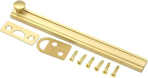 Slide Latch,Gate Bolt Lock,Bolt Sliding Door Lock, Door s Brass Doors Slide Latch Lock Windows Bronze Latches Concealed Locks Bathroom Bolt Dust Proof Tube in Saudi Arabia