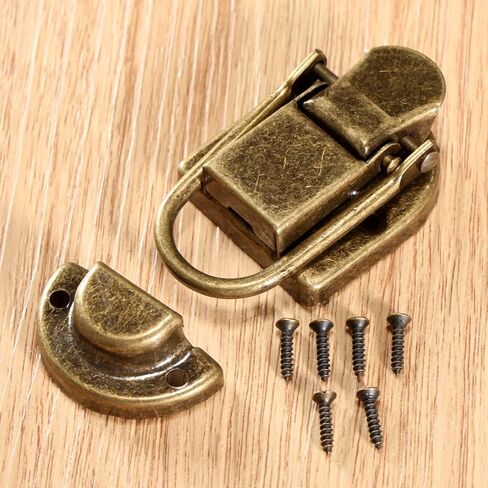 Latch Lock Latch Hasp Hook Lock Clasp Buckle Decorative Antique BrassDrawer Box Case Chest Hardware in Saudi Arabia