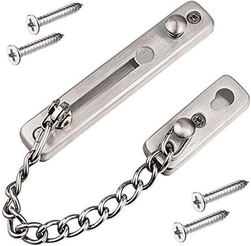 Door Chain Lock,Chain Safe Buckle,Latch Safety Limiter,Hotel Home Door Chain Home Hotel Door Bolt Anti-Theft Door Security Chain Door Lock Anti-Theft Buckle in Saudi Arabia
