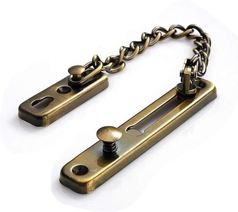 Door Chain Lock,Chain Safe Buckle,Latch Safety Limiter,Stainless Steel Door Chain Chain Door Lock Door Bolt Bolt Anti-Theft Buckle Safety Chain Door Buckle Hasp in Saudi Arabia