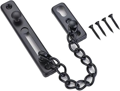 Chain Lock Stainless Steel Anti-Theft Door Chain Bedroom Security Door Lever Lock Hotel Door Lock with Screw Buckle Safety Door Bolt in Saudi Arabia