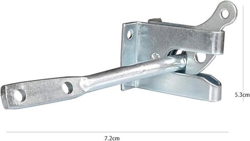 Latch Lock Self Locking Gate Latch Anto Locking Electroplated Carbon Steel Hasp auto Door Lock for Garden Fencing Pasture Farm in Saudi Arabia