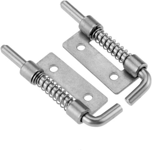 Door Hinges Stainless Steel Spring Barrel Bolt Latch Hinge Industrial Cabinet Welded Distribution Cabinet Spring Bolt Hinge in Saudi Arabia