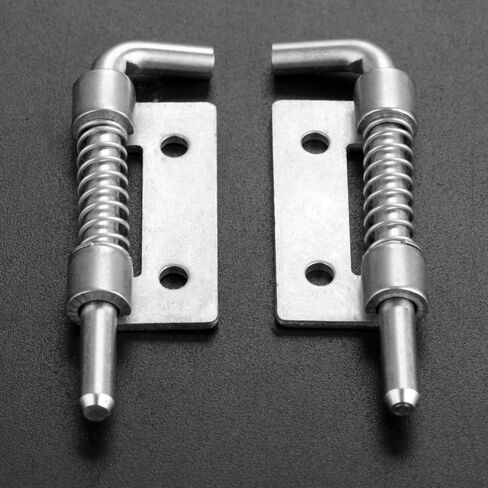 Door Hinges Stainless Steel Spring Barrel Bolt Latch Hinge Industrial Cabinet Welded Distribution Cabinet Spring Bolt Hinge in Saudi Arabia