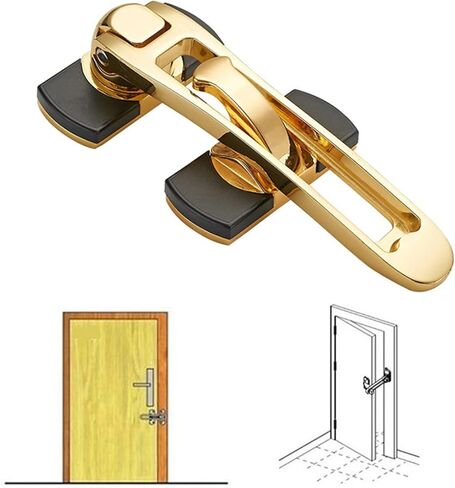 قفل سلسلة سميك مضاد للسرقة قفل باب بإبزيم قفل فندق المنزل قفل باب سلسلة مضاد للسرقة مع مسامير in Kuwait