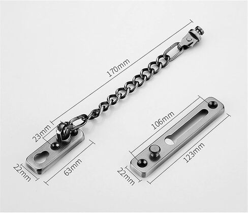 Door Chain Lock,Chain Safe Buckle,Latch Safety Limiter,Anti-Theft Chain Door Chain Household Door Bolt Door Buckle Anti-Theft Lock Buckle Anti-Theft Buckle Safety Chain in Saudi Arabia