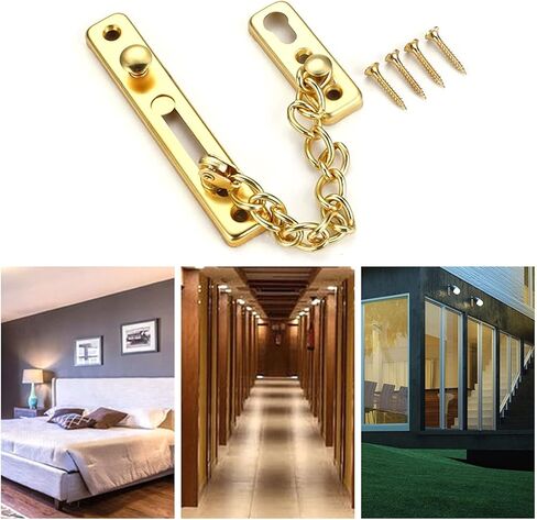 Chain Lock Door, Home Safety Lock, Anti-Theft Lock Buckle, Hotel Hardware Fittings. in Saudi Arabia