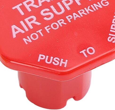Parking and Air Brake Knobs Replacement for Truck Fit for Threaded Type Push Pull Valves YellowRed Plastic Material in Saudi Arabia