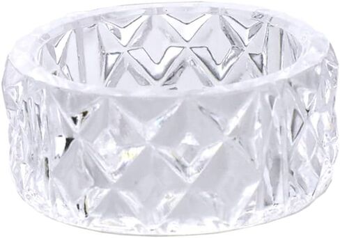 Homeford Clear Acrylic Napkin Holder Rings, 2-Inch, 12-Count in Saudi Arabia