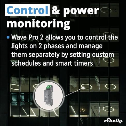 شيلي ويف برو 2 الولايات المتحدة | Z-Wave 2-Channel Smart Relay Switch مع جهات اتصال جافة| دين السكك الحديدية | أتمتة المنزل | Z-موجة مكرر | توافق عالي | سهلة التركيب | تطبيق آي أو إس أندرويد in Kuwait