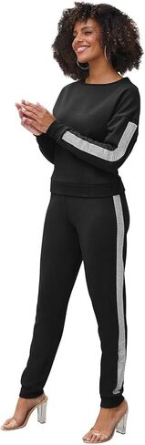K Jordan Women's Rhinestone-Trimmed Growger Set in Saudi Arabia