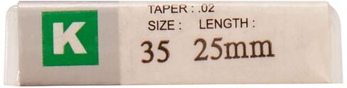 DiaDent 502-207 K-File, 25 mm Length, #35 Tip Size (Pack of 6) in Saudi Arabia