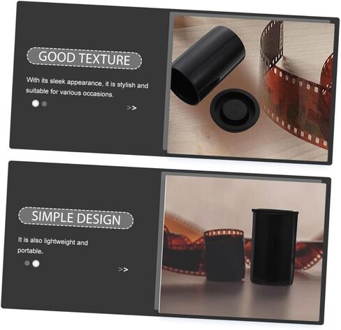 50pcs Film Canisters with Lids Small Plastic Storage Jars for Film and for Photographers Convenient in Saudi Arabia