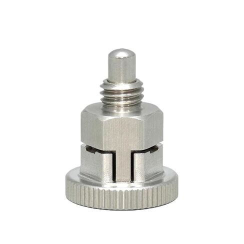 1Pcs Indexing Plunger M8 Self-Locking Knobs Fixed Position Dowel Spring Pin Locking Screw(M6-1-4) in Kuwait
