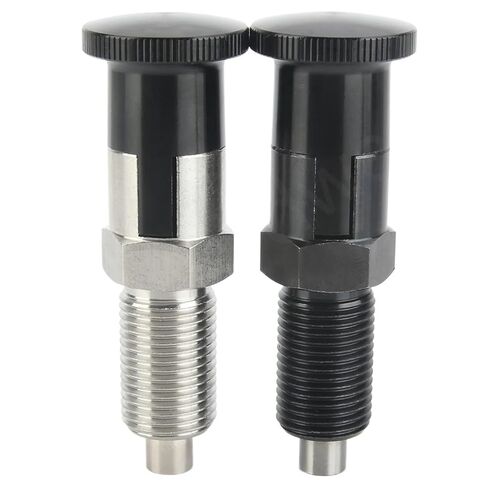 QX211 Carbon/Stainless Steel Fastener Flat-top Reset Index Plungers Self-Locking Locating Dowel Long Threaded Indexing 1Pcs(QX211-CK,M10) in Kuwait