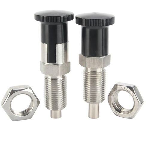 QX211 Carbon/Stainless Steel Fastener Flat-top Reset Index Plungers Self-Locking Locating Dowel Long Threaded Indexing 1Pcs(QX211-CK,M10) in Saudi Arabia