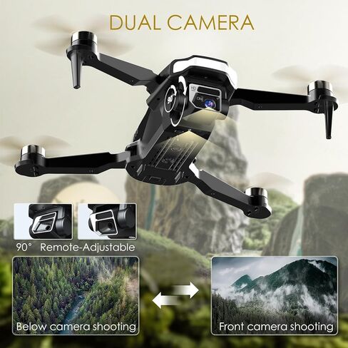 60+ Min Flight Time Super Endurance Drone with Camera for Adults 4K HD, Foldable WiFi Quadcopter Drones, 2650 FT Control Range, Brushless Motor, Auto Hover Mode, Follow Me Function (3 Batteries) for Beginners in Kuwait