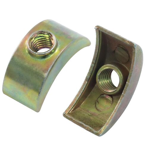 12 حزمة من صواميل نصف القمر M6، ملحقات أثاث الغسالة، فاصل موصل، أجهزة موصل ثابتة لتجميع الأثاث/عشاق DIY in Kuwait