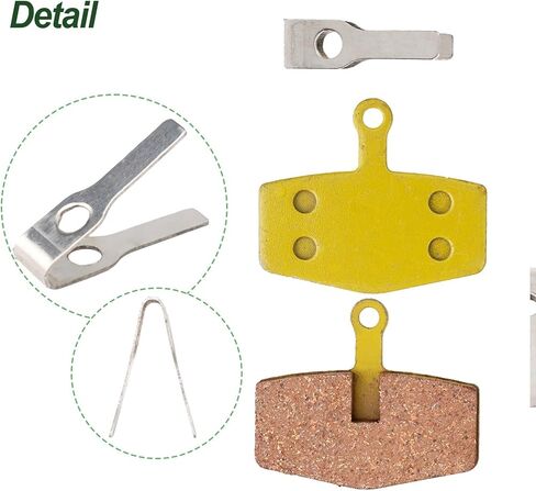 Disc Brake Pads For S5 Generation Driving, Full Metal Heat Dissipation Brake Pads For MTB Brake Accessories, Bicycle Caliper Quiet Braking System, Compatible With The Same Size in Kuwait